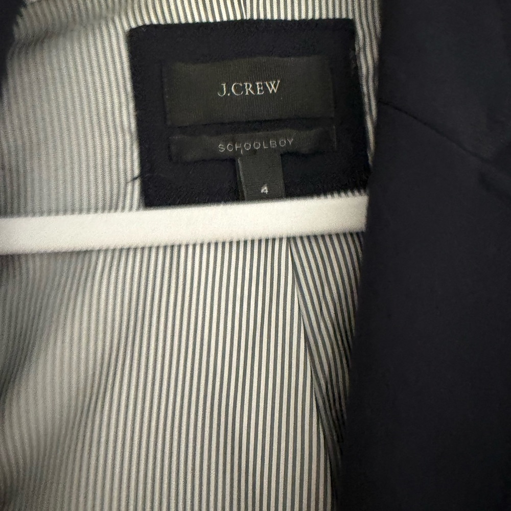 J.Crew women’s Schoolboy Blazer - Navy size 4